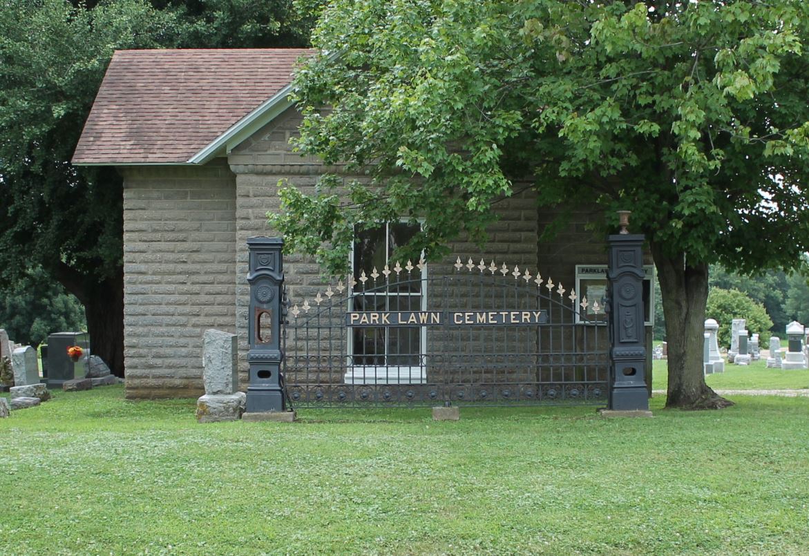 Gate at Lawn Park Cemetery