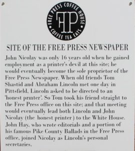 Free Press Newspaper in Pittsfield, Illinois